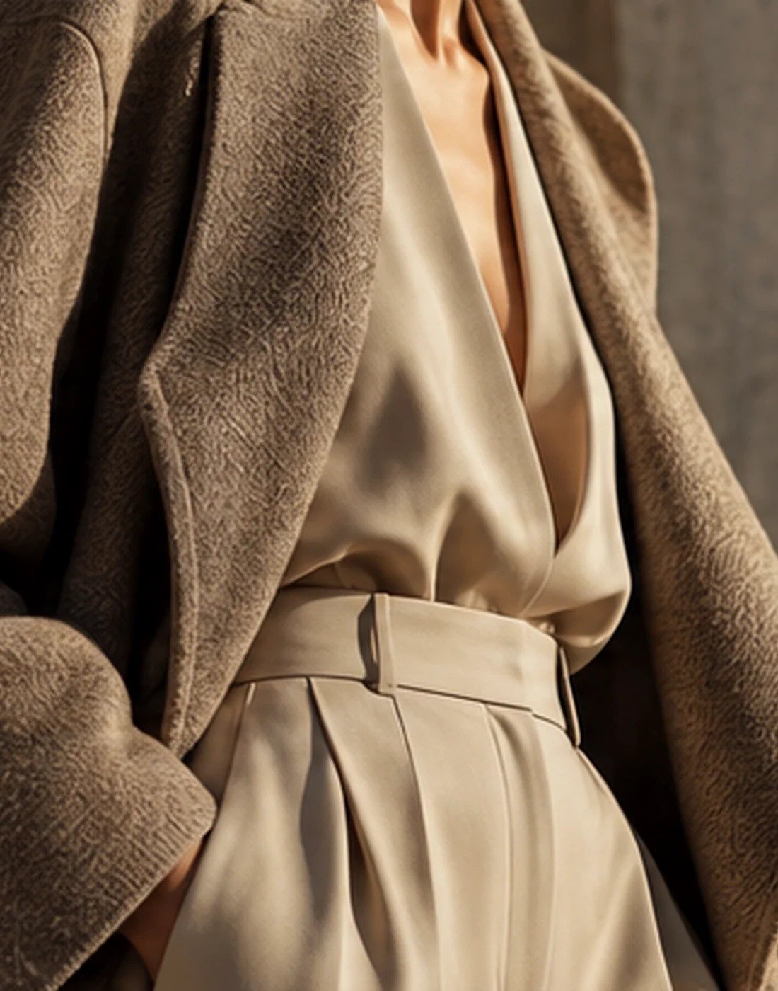 Tailoring detail and fabric texture